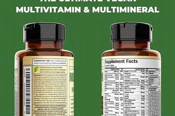 Multivitaminas Veganas Para Bienestar Total
